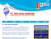 Tablet Screenshot of indoarga.com